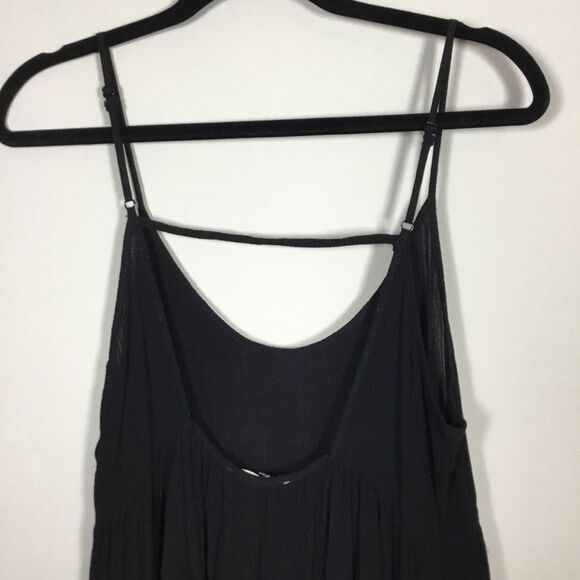 Spaghetti strap low back lightweight floaty summer skirt size Medium beachy boho - Picture 5 of 8